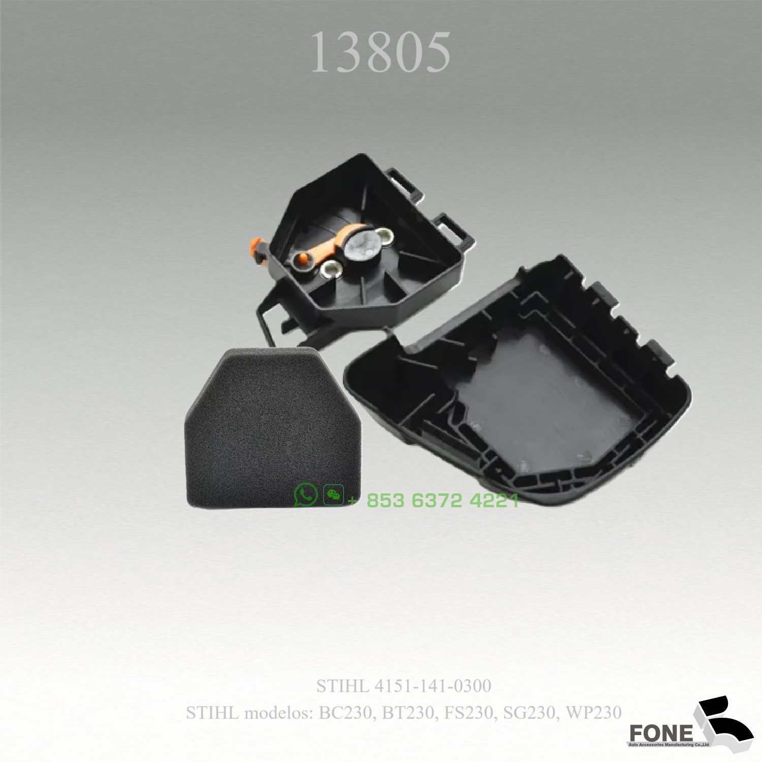 13805 FOAM AIR FILTER FOR STIHL FS230